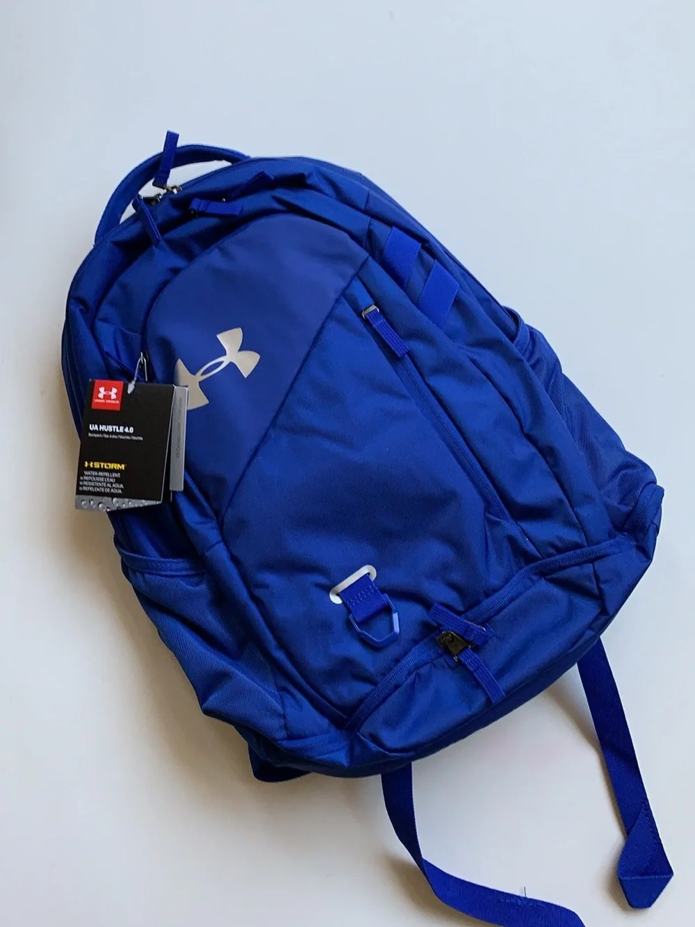 NWT UA Hustle 4.0 Storm Backpack  Water Repellent, School, Work, for Laptop